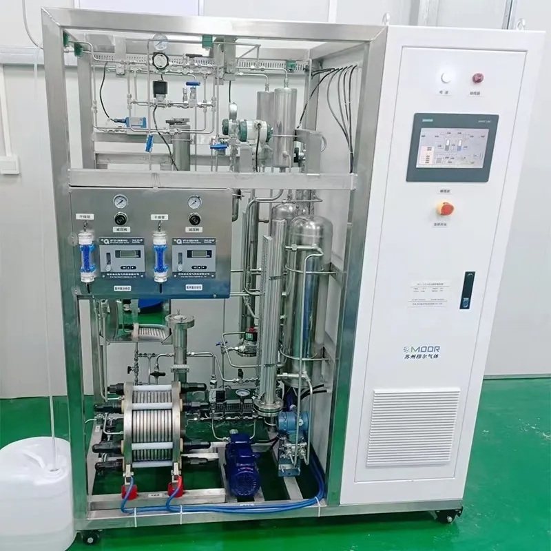 Integrated small alkaline water electrolysis hydrogen generator